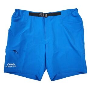 Cabela's Guidewear Shorts Mens 2XL Blue Fishing Hiking Outdoors Camping Gorpcore
